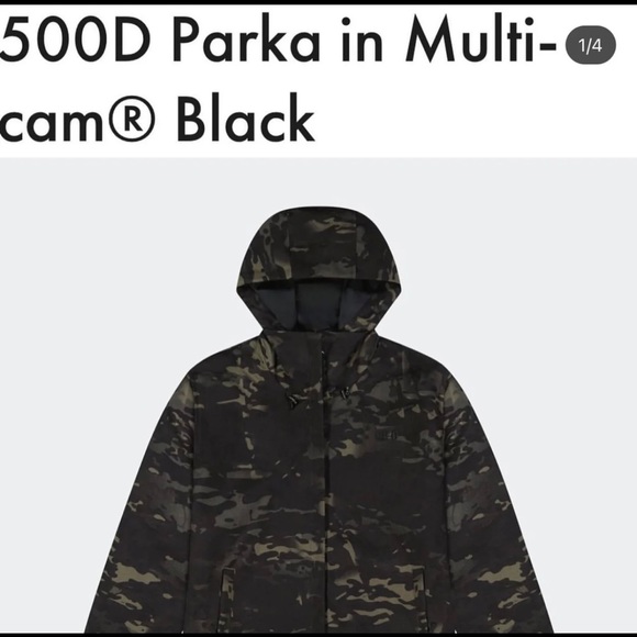 Qilo Other - Qilo Tactical Multicam Black Parka